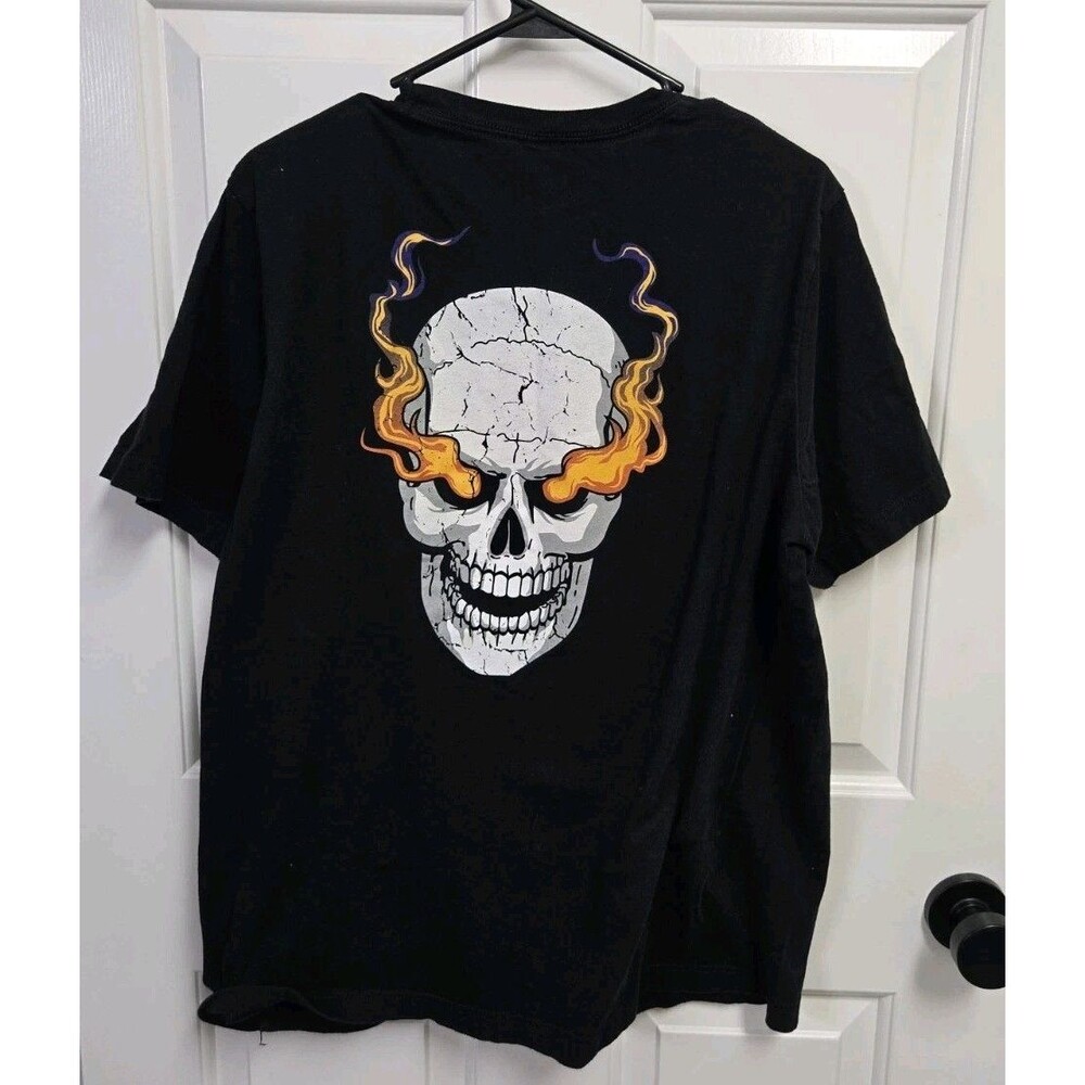 WWE Authentic Phoenix Suns Austin 3:16 Shirt XL Smoking Skull Back Print NBA